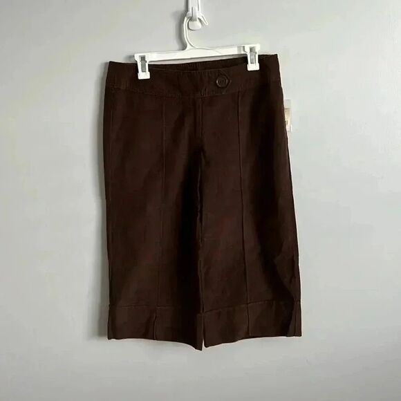 New Z universe Brown corduroy capris - Picture 1 of 4
